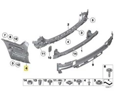 Bmw 7 F01 F02 Galinio Kairio Pakabos Originalus 51127183885