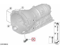 BMW 7 F01 F02 Galvos Kevalas Originalus 24147591703
