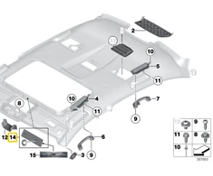 BMW 7 F01 F02 Originalus 51167996313