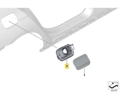 Bmw 7 G11 Dangos Viršutinis 51177358691 Originalus 51177358691