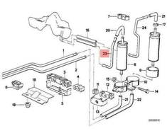 BMW 8 E31 07 1989 05 1999 Benzino Vamzdis Originalus 16121180676