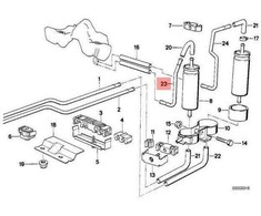 BMW 8 E31 07 1989 05 1999 Benzino Vamzdis Originalus 16121180676
