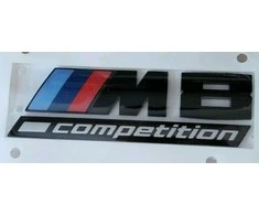 BMW 8' F91 F92 M8 Competition Galinis juodas ženkliukas bagažinės emblema 51148098328 Originali