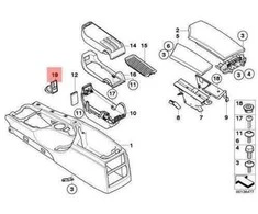 Bmw Adapteris 5 E60 E61 51167077658 Originalus