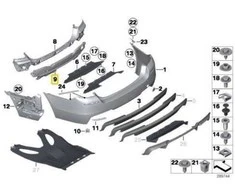Bmw Adapteris F10 F11 2009 2017 Originalus 51128053584