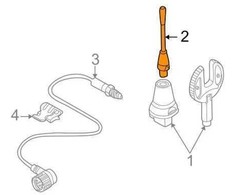BMW Antenos radiatorius, vienos juostos Originalus 84538376331 3' E36