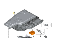 BMW Atsarginiai elektros mašinų elektronikos komponentai originalūs 12369494405 X5 F15