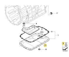 BMW Auto Pavarų Dėžės Atramos Varžtai E81 E87 E90 E91 E92 E93 X1 E84 Originalus 24117581606