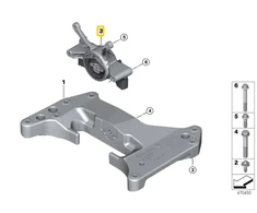 Bmw Automatinės Pavarų Stovės Atlošas 5 G30 G31 7 G11 G12 X3 G01 Originalus 22326862577