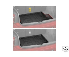 Bmw Bagažinės Kilimėlis 1 F20 F21 Originalus 51472219975