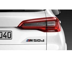 BMW bagažinės logotipas Juodas ženkliukas 2020 51142472838 Originalus