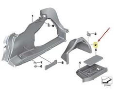Bmw Baterijos Dangtelis F30 F80 M3 Originalus 51477239175