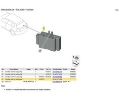 Bmw Benzininis Pumps Valdymo Blokas Originalus 16147276073