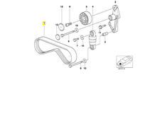 Bmw Briaunuotas V Formos Dirzas E36 E34 E39 E38 Z3 Originalus 11281437449