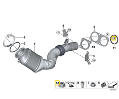 Bmw Bundmutter E88 E90 E91 E60 E61 F10 E63 E64 E32 E38 E65 E66 E67 F01 F02 G12 E31 E53 E70 F15 E71 E72 F16 E52 RR1 RR11 RR12 Originalus 11627509731
