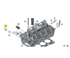 BMW Connecting branch, microencapsulated Originalus 11128626647 5' E60 (02/2002 — 02/2007) 5' E60 LCI (11/2005 — 12/2009) 5' E61 (11/2002 — 02/2007) 5' E61 LCI (11/2005 — 03/2010) 5' F07 GT (09/2008 — 06/2013) 5' F07 GT LCI (08/2012 — 02/2017) 5' F10 (01/2009 — 10/2016) 5' F10 LCI (08/2012 — 10/2016) 5' F11