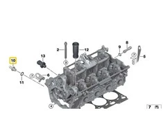 BMW Connecting branch, microencapsulated Originalus 11128626647 5' E60 (02/2002 — 02/2007) 5' E60 LCI (11/2005 — 12/2009) 5' E61 (11/2002 — 02/2007) 5' E61 LCI (11/2005 — 03/2010) 5' F07 GT (09/2008 — 06/2013) 5' F07 GT LCI (08/2012 — 02/2017) 5' F10 (01/2009 — 10/2016) 5' F10 LCI (08/2012 — 10/2016) 5' F11