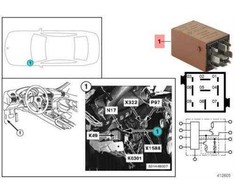Bmw Crash Alarm Relėjas E36 E34 E32 E31 Z3 Originalus 61358364692