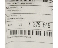 Bmw Dangos Kapos Dėklas F80 F32 F82 X5 F15 Originalus 63117379845