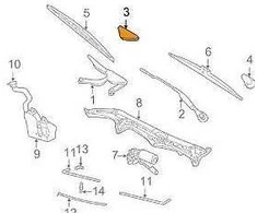 BMW Dangos Kevalas 7 E65 E66 E67 Originalus 61617008973