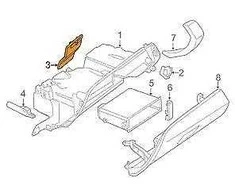 Bmw Dangos Skyrius 5 F07 Gt 6 F06 F12 F13 Originalus 51169165364