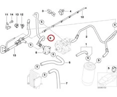 BMW degalų grąžinimo linija 13537786297
