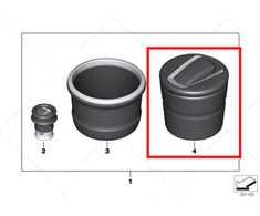 BMW Degutas F20 F21 F30 F31 F32 F33 F34 F36 F07 F10 F11 G30 G31 51169263413 Originalus