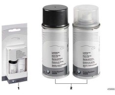 BMW Dekorsilber 2 Met Touch Up Stikas E90 E91 E92 E93 Originalus 51912180538