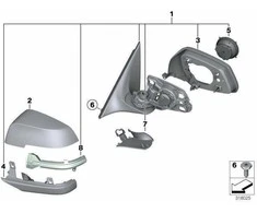 Bmw Dešinės Palaikymo Žiedo 51167308644 Originalus