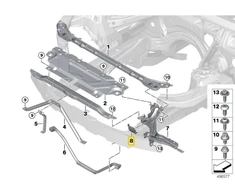 BMW Dešinės Sienelės Blokas G20 G21 51647422302