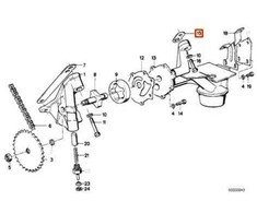 Bmw Distanzblech 2800 3.0CS 528i 530i Originalus 11411250521