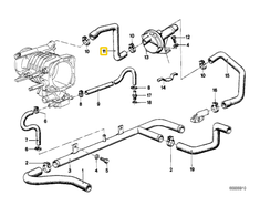 Bmw E12 E24 E23 Žarna Originali 11611271603