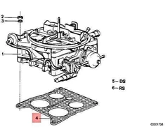 Bmw E21 E12 tarpinė originali 13111271960