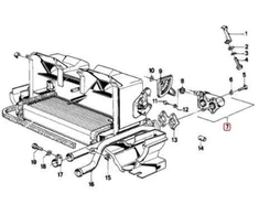 BMW E21 E26 kupė sedanas šildytuvo radiatoriaus VANDENS vožtuvas originalus 64111358880