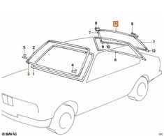 BMW 5 E28 Viršutinė Liejimo Dalis 1980 1987 Originalus 51311959980
