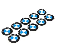 BMW E30 E32 emblema lipdukas ratų centriniam dangteliui originalus 36131181081