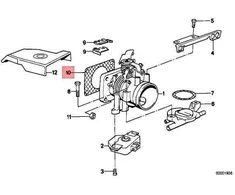 BMW E30 E34 Dichtung Asbestfrei Originalus 13541709714