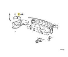 Bmw E30 E36 Verschlussstopfen Originalus 51711937406