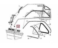 BMW E30 kupė durų apdaila TC emblema ženklelis dešinė originali 51140006330