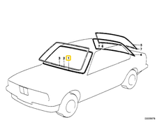 BMW E30 3 Orų Juostos Originalus 51311913887