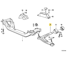 BMW Kairysis Svirtys E30 31121701059