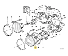 Bmw E30 Streuscheibe Links Geltona 3 1982 1994 Originalus 63121385635