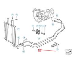 BMW E34 5 Avarinio Auslėtimo Vamzdelio Išėjimas Originalus 17221728758