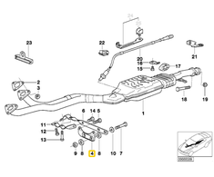 BMW E36 320i 323i 325i Kabrioletas Kupės Laikymo Plokštė Originalus 18311728523