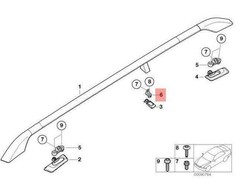 Bmw E36 Adapteris Mitte Links 51138183317