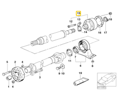 Bmw E36 E34 E32 Vairodis Cv Jungtis Originalus 26111229075