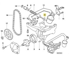 BMW E36 E38 E39 alyvos siurblio reguliavimo vožtuvas originalus 11411703948