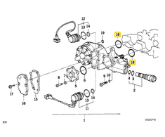 Bmw E36 E39 Z3 Z8 O-Ring Originalus 11311317732
