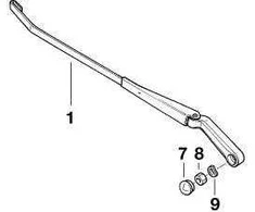 Bmw E36 Kairysis Valytuvo Svirtis Originalus 61618360413