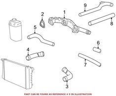 BMW E38 variklio aušinimo skysčio vamzdelis Originalus 11531704194
